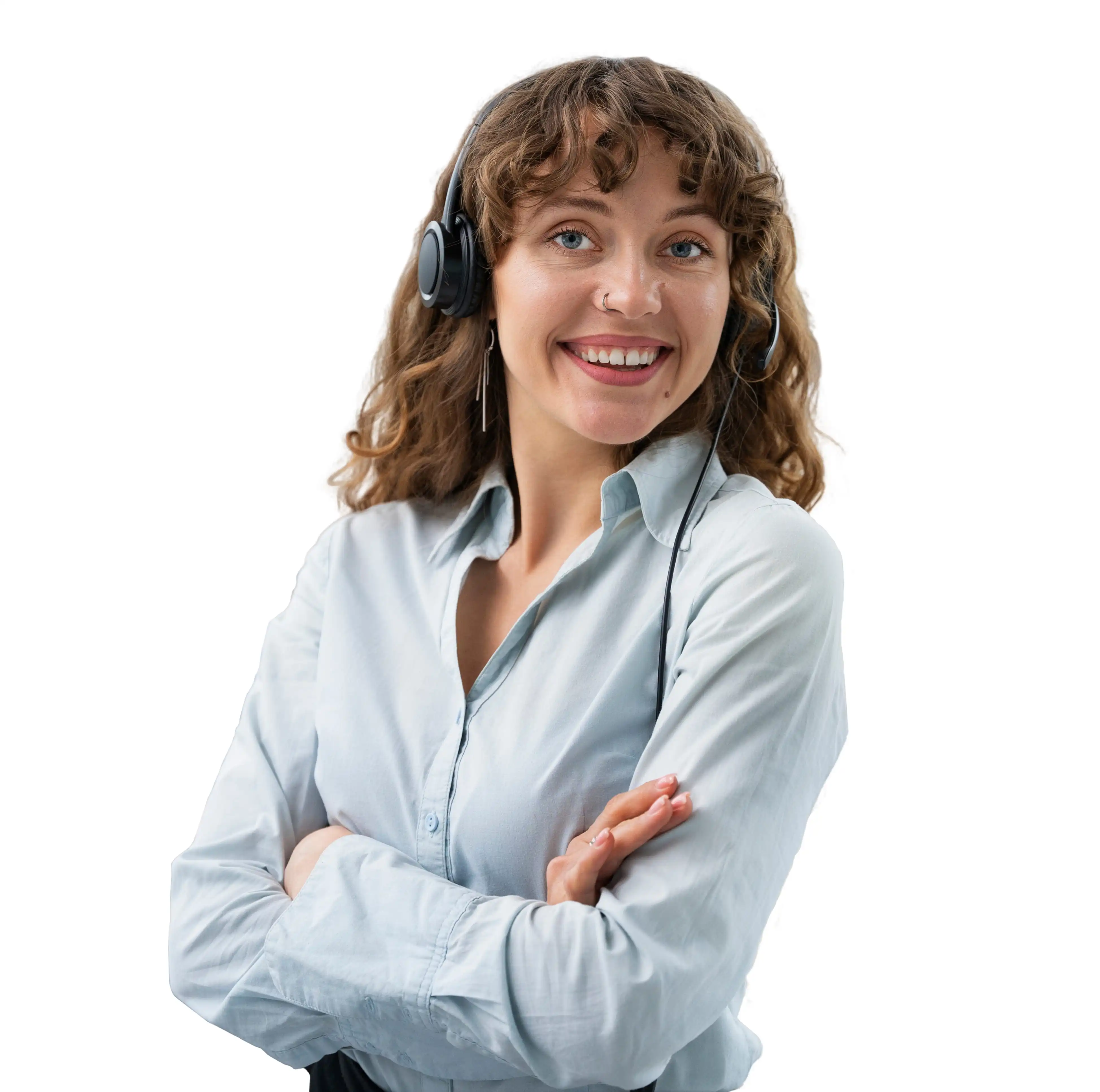 Travel support agent ready to help